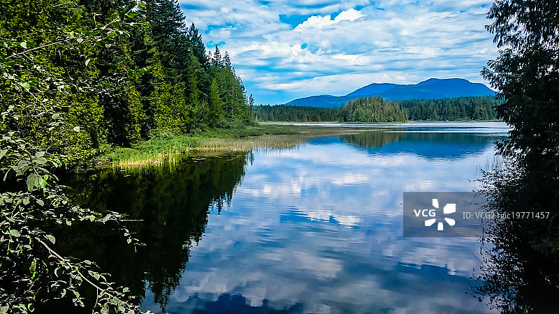 不列颠哥伦比亚省的鸭子湖图片素材