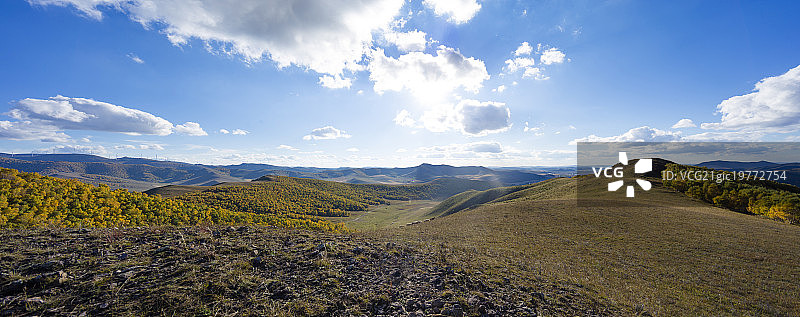 坝上山地风光图片素材