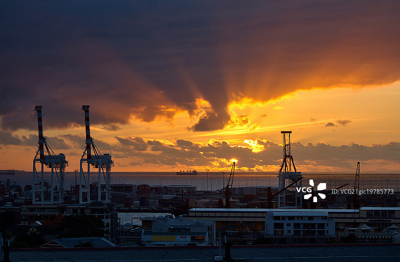 弗里曼特尔日落图片素材