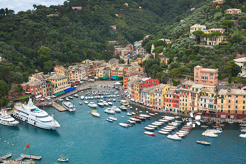 菲诺港海湾景色图片素材