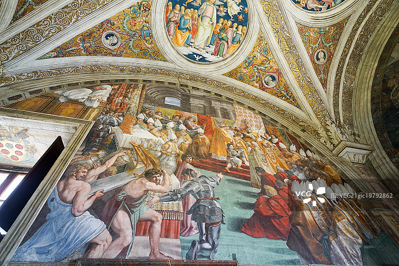 梵蒂冈博物馆宗教故事画图片素材