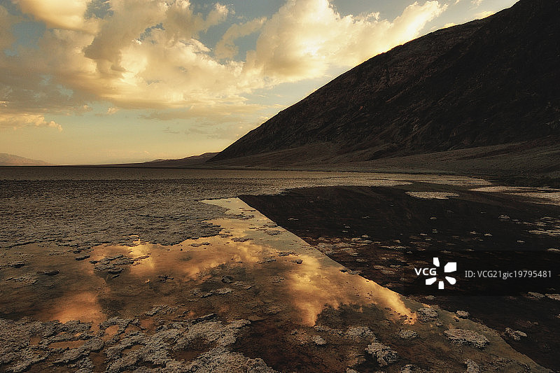 恶水盆地的日出图片素材