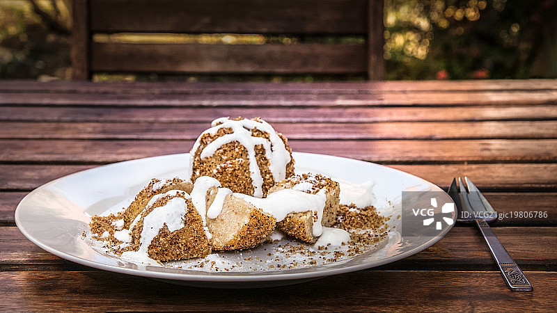 农家干酪饺子图片素材