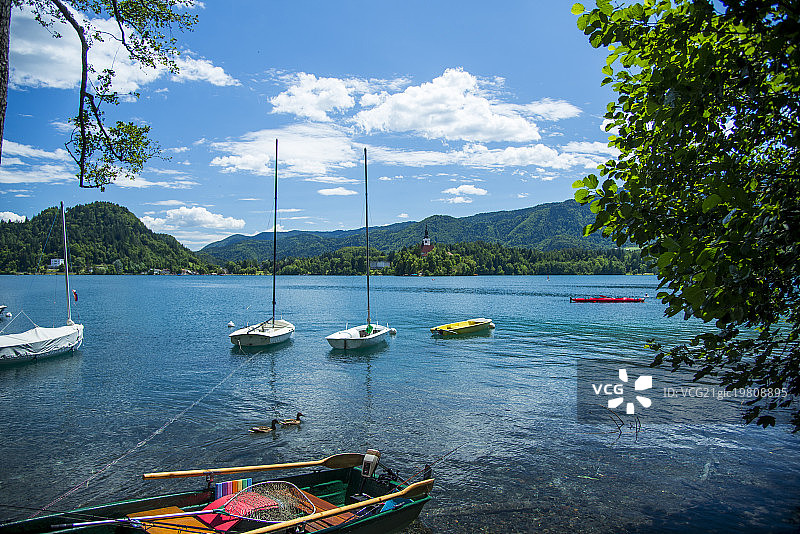 湖流血、斯洛文尼亚图片素材