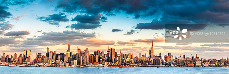 纽约市全景图片素材