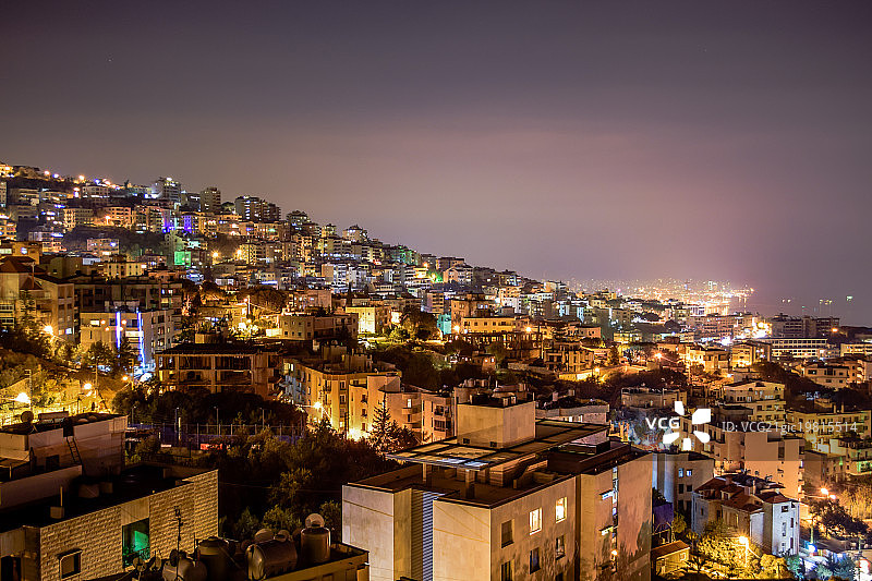 贝鲁特-比克法亚视角图片素材