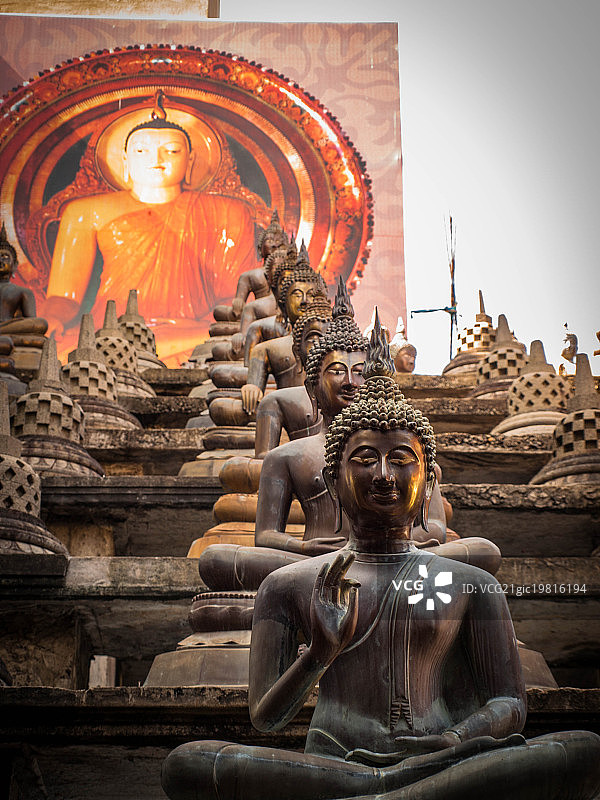 斯里兰卡科伦坡的寺庙景观图片素材