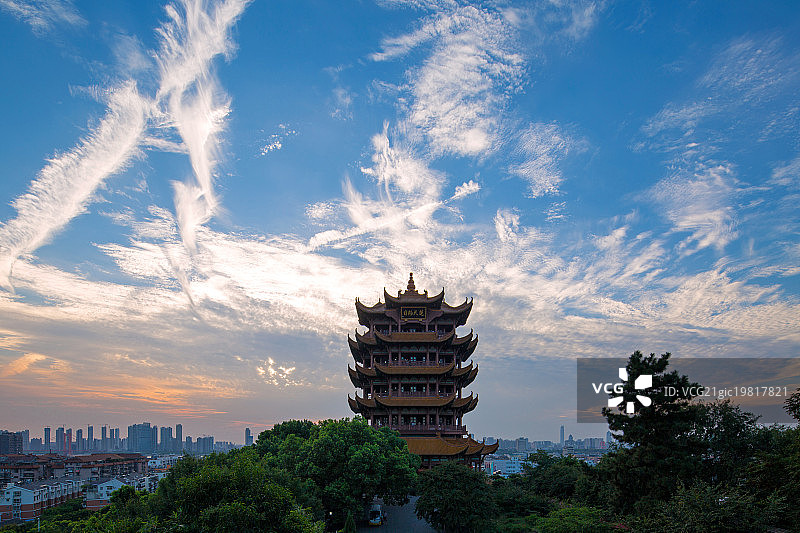 湖北武汉--黄鹤楼图片素材