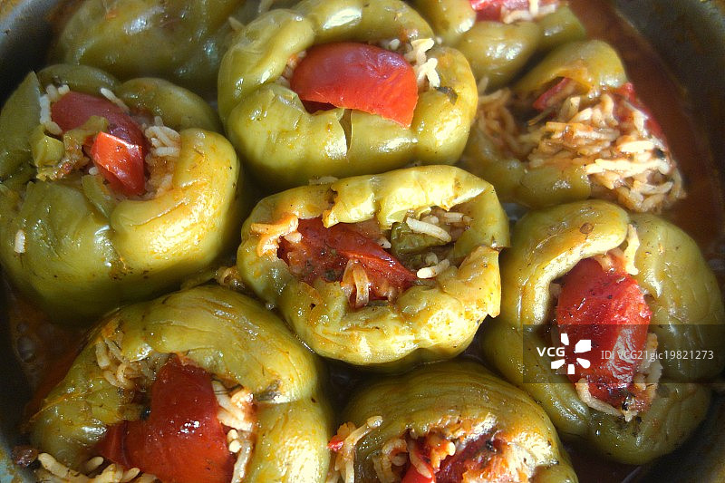 土耳其美食：多尔玛图片素材