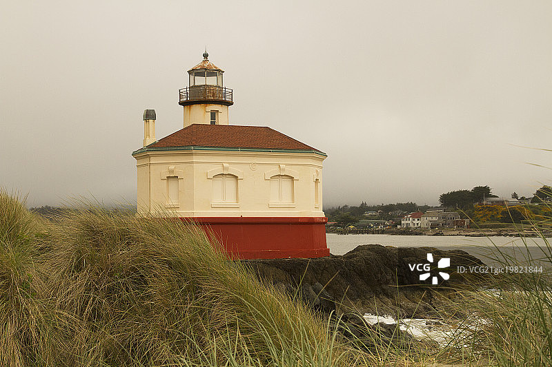 科基尔河灯塔，俄勒冈州图片素材