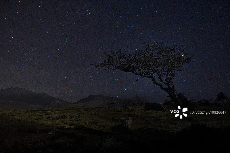 斯诺登峰上的火星图片素材