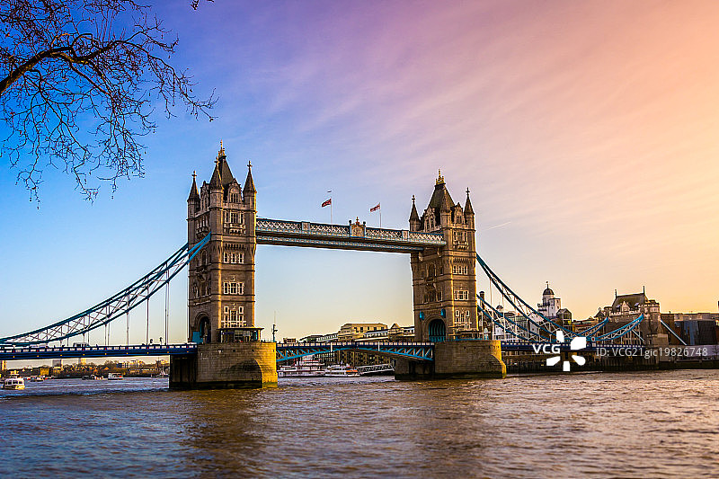 塔桥：英国伦敦图片素材