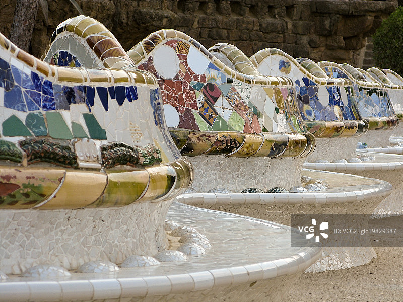 巴塞罗那奎尔公园图片素材