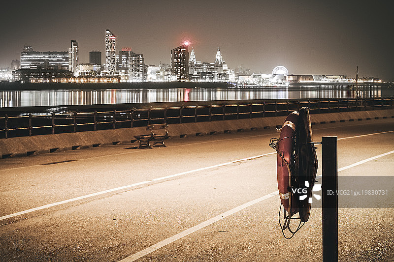 利物浦天际线图片素材