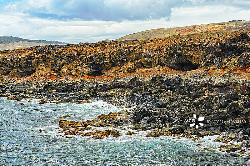 拉帕努伊岛HDR图片素材
