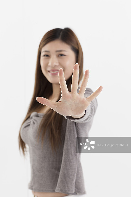 女性,人物手部,作手势,图片素材