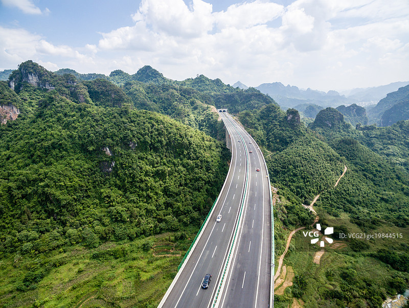 航拍高速公路图片素材