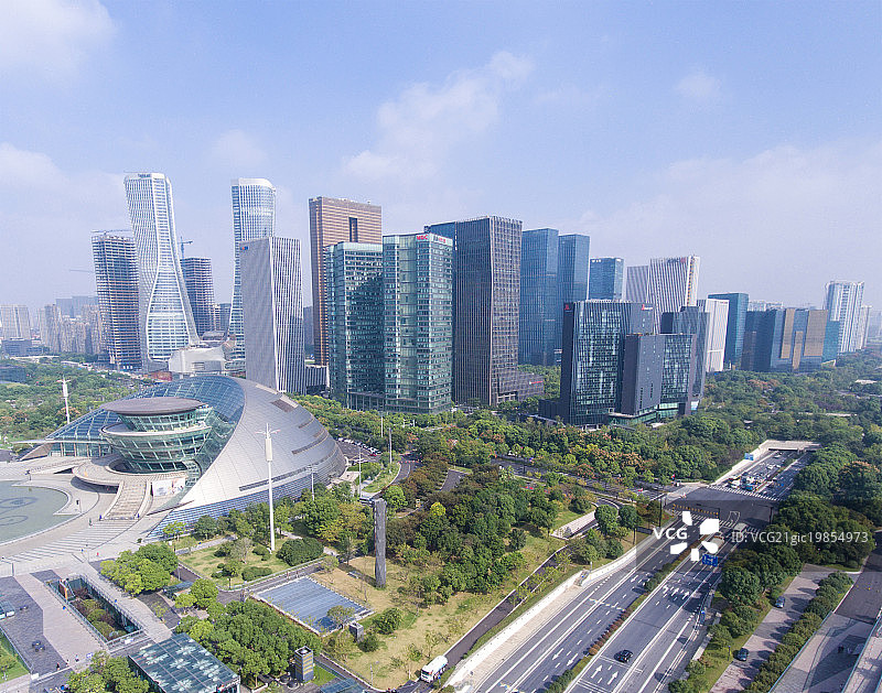 杭州钱江新城图片素材