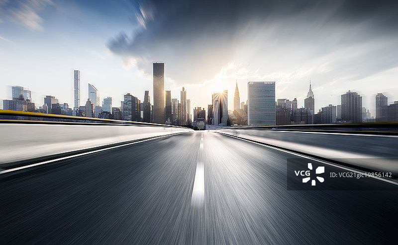 城市道路图片素材