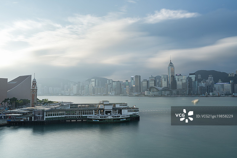 维多利亚港天星码头图片素材