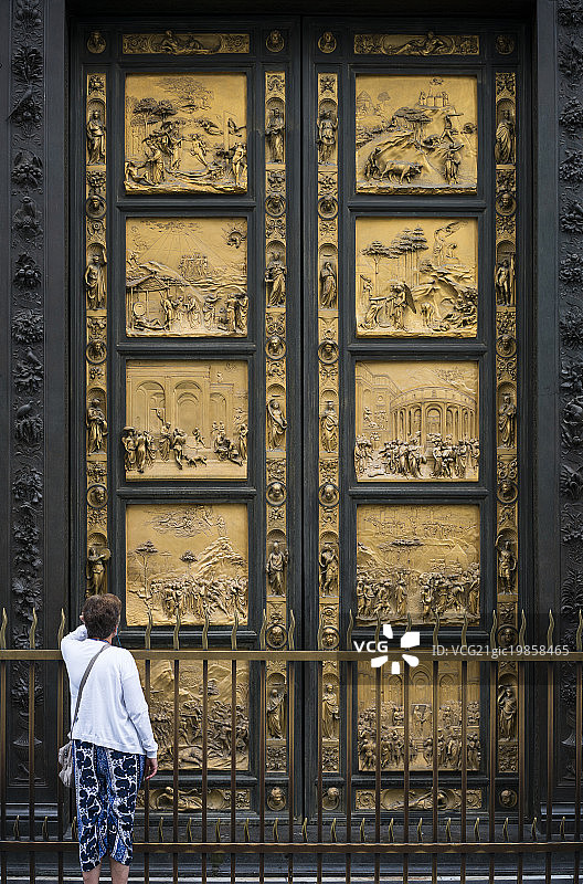 意大利佛罗伦萨天堂之门图片素材