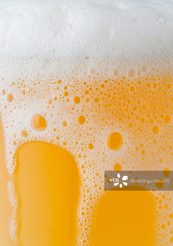 啤酒泡沫特写图片素材