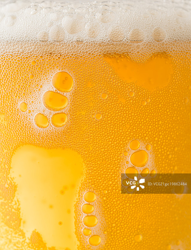 啤酒泡沫特写图片素材
