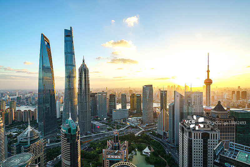 上海城市风光图片素材