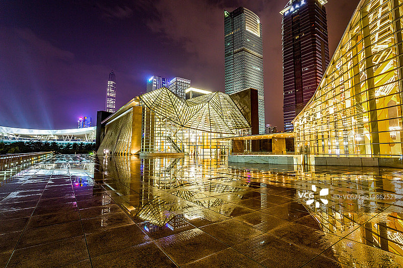 深圳音乐厅和图书馆图片素材