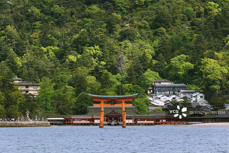 日本广岛县严岛神社图片素材