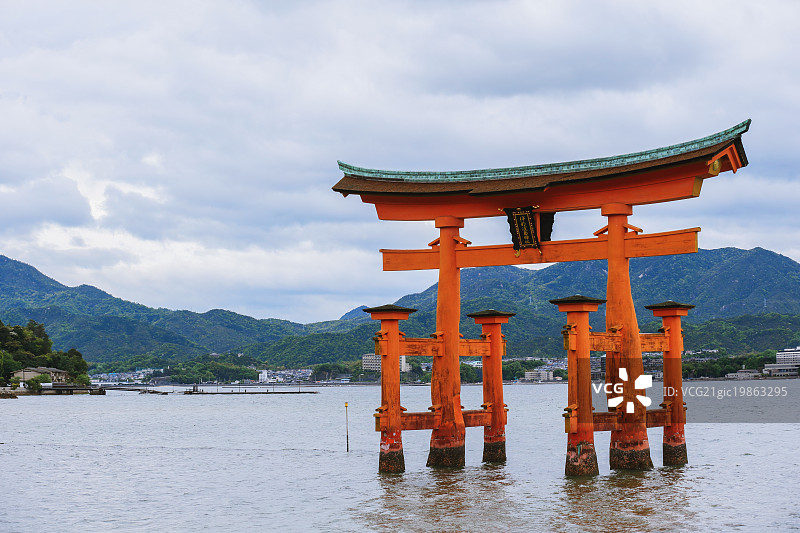 日本广岛县严岛神社图片素材