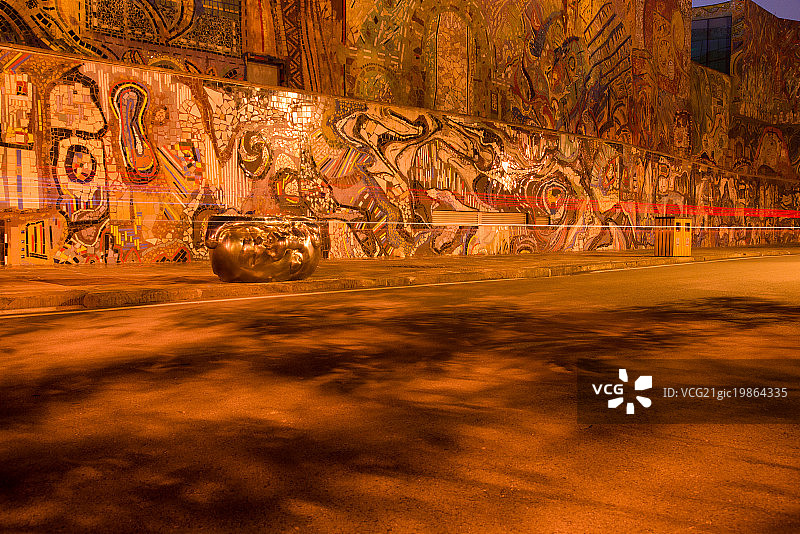 创意涂鸦街区图片素材