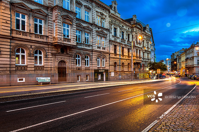 街头夜景图片素材