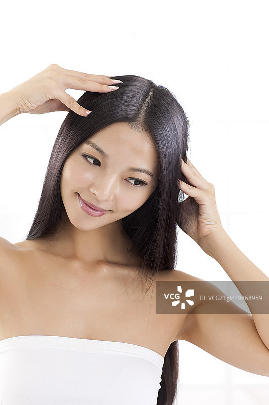 女性,美发,图片素材