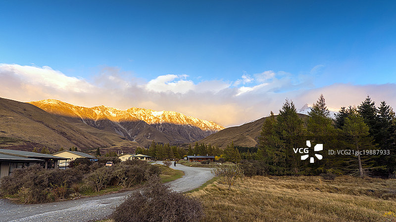 奥拉基库克山国家公园的日出图片素材