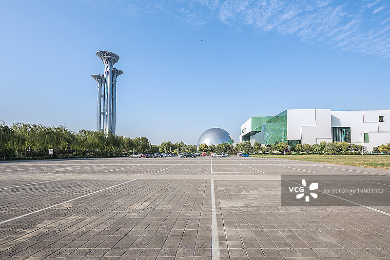中国科技馆停车场图片素材
