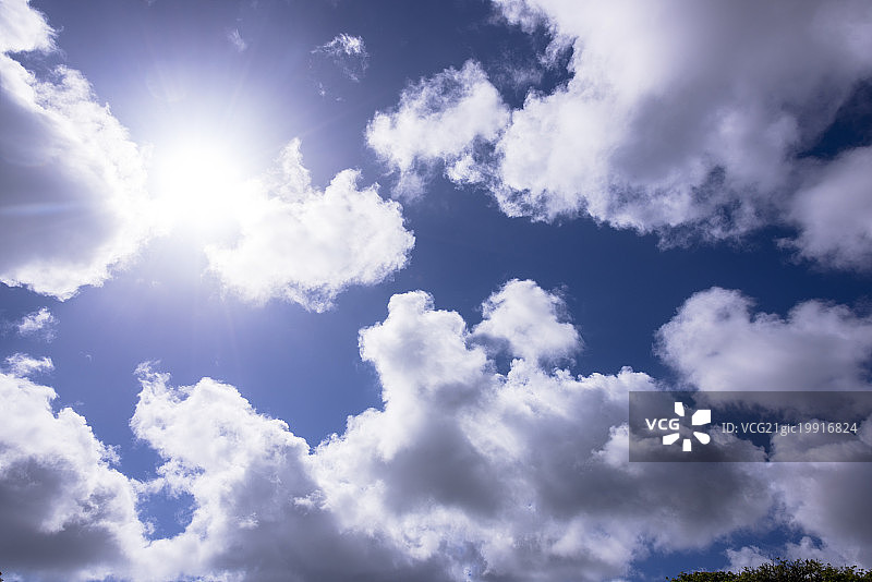 关岛杜梦湾的天空和云彩图片素材