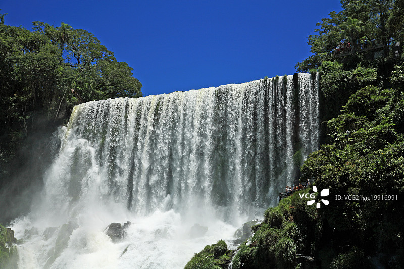 阿根廷伊瓜苏国家公园瀑布图片素材