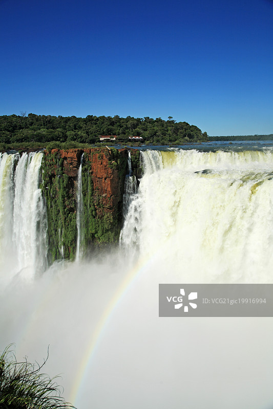 阿根廷伊瓜苏国家公园瀑布图片素材