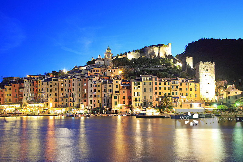 意大利利古里亚五渔村韦内雷港联合国教科文组织世界遗产图片素材