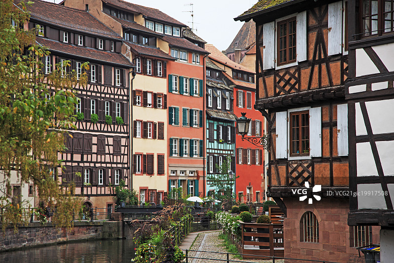 法国阿尔萨斯斯特拉斯堡大岛小法兰西图片素材