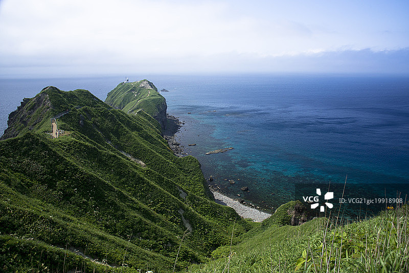 北海道积丹半岛神威岬图片素材