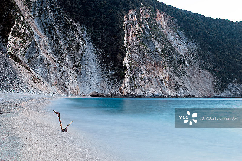 凯法利尼亚岛米尔托斯海滩图片素材