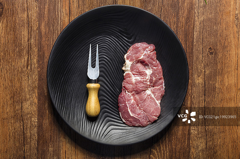盘子里的牛肉图片素材