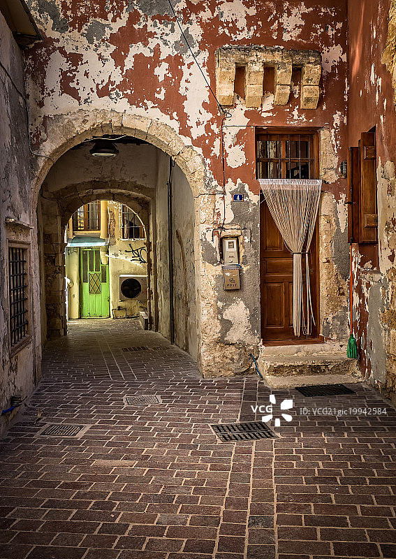 绿色的门图片素材