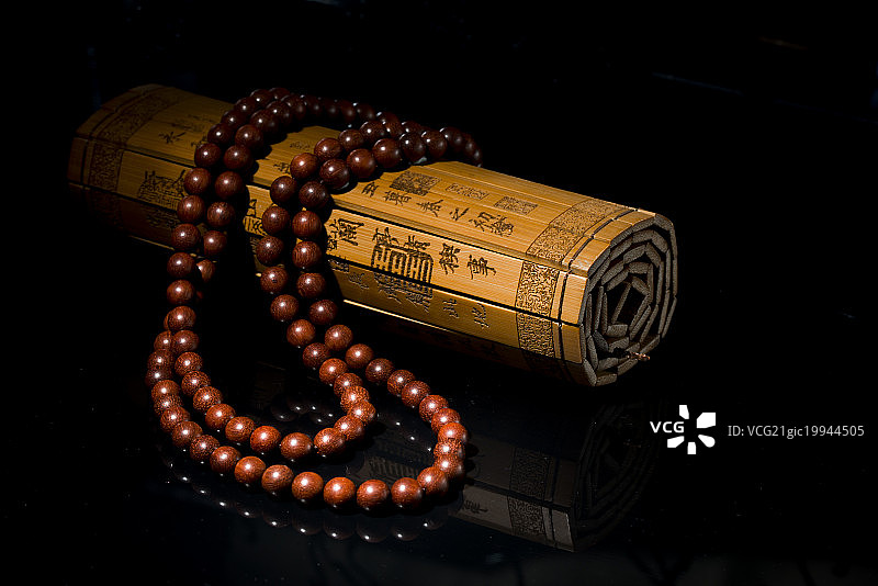 佛珠古卷图片素材