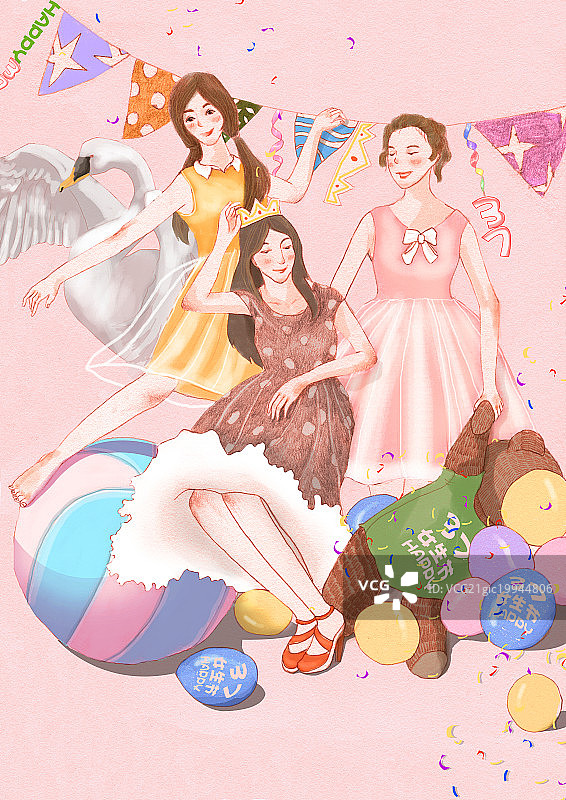 女生节图片素材