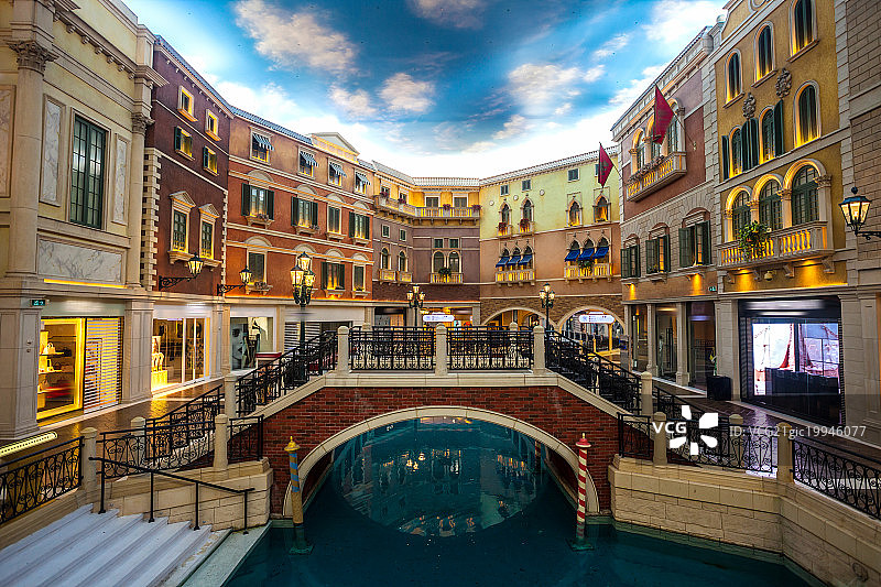 澳门威尼斯酒店建筑风光图片素材