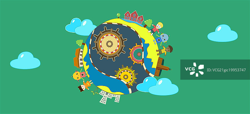 家园—科技改变生活图片素材