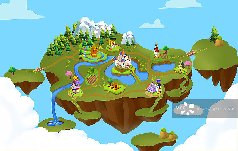 天空之城图片素材